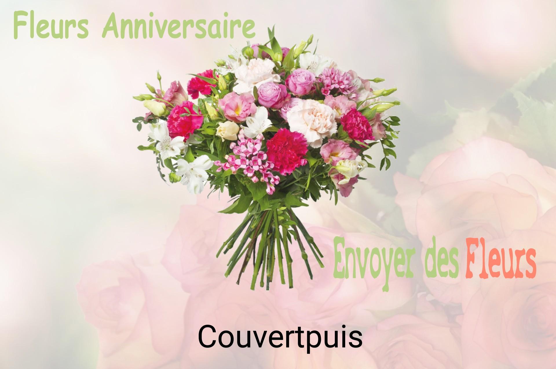 Bouquet de fleurs d’anniversaire livré à Couvertpuis