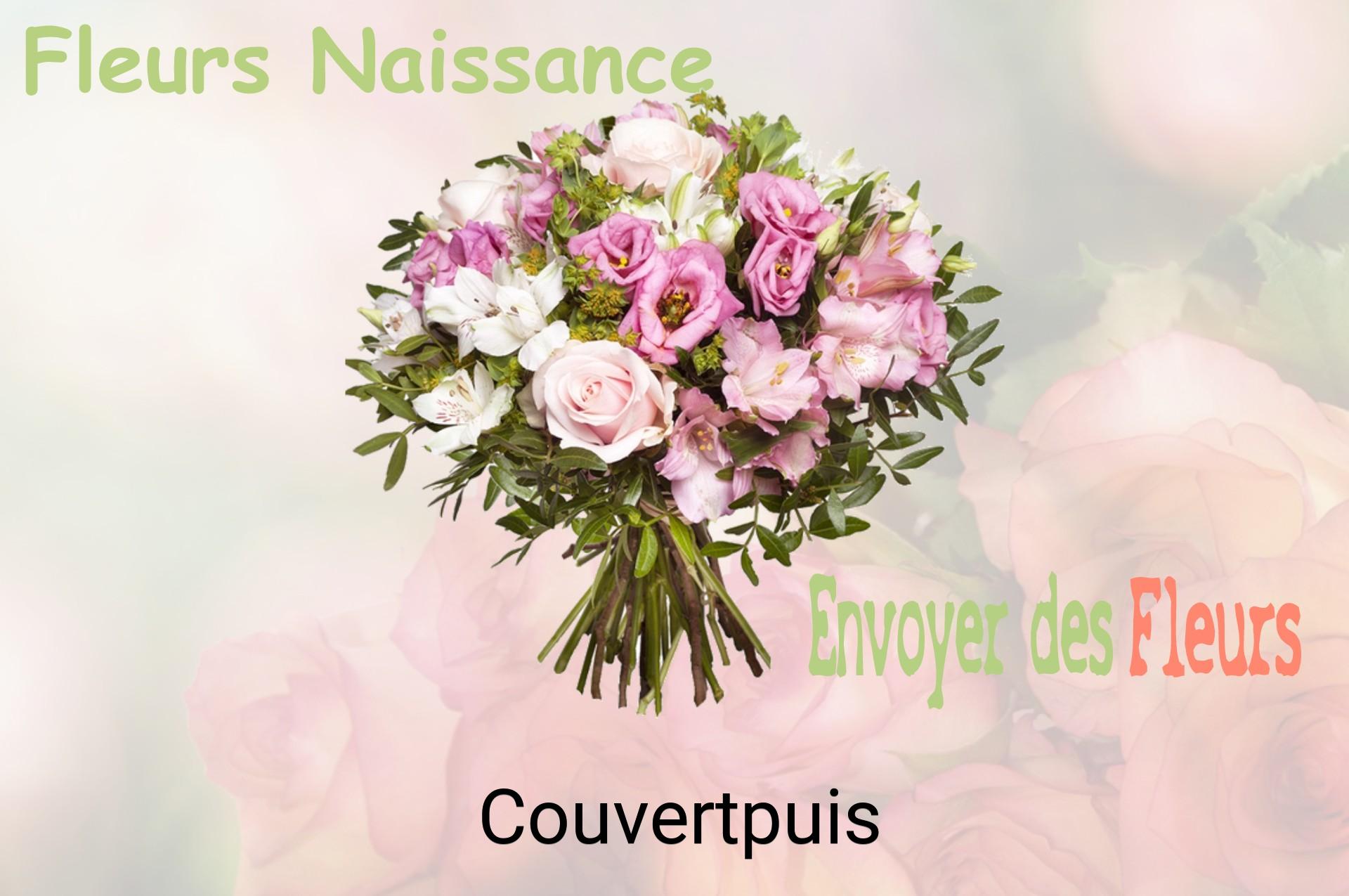 Bouquet de fleurs de naissance livré à Couvertpuis